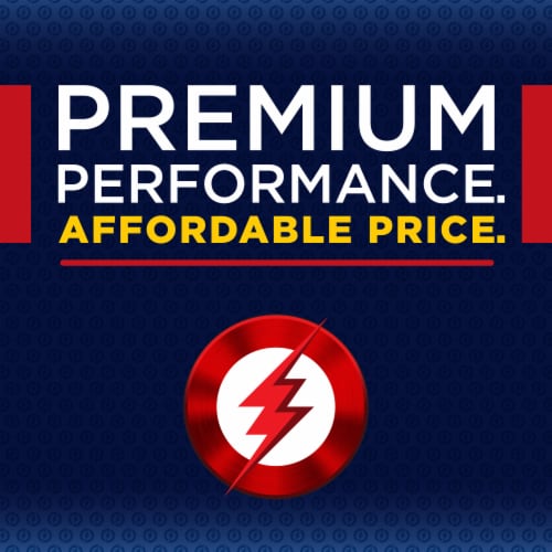 Rayovac Fusion AA Batteries , Double A Alkaline Batteries Perspective: left