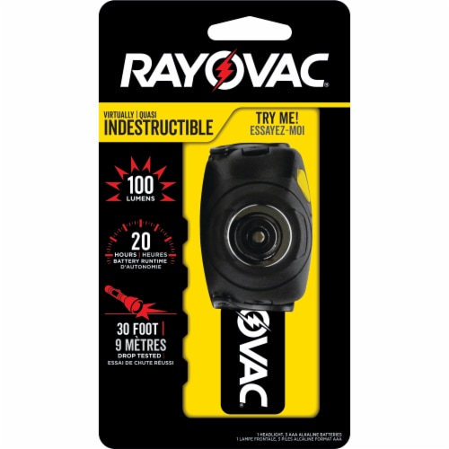 Rayovac Workhorse Virtually Indestructible LED Headlight - 1 Pack Perspective: left