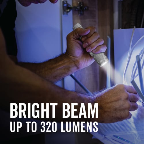 Rayovac 320 Lumens Rechargeable LED Flashlight Perspective: left