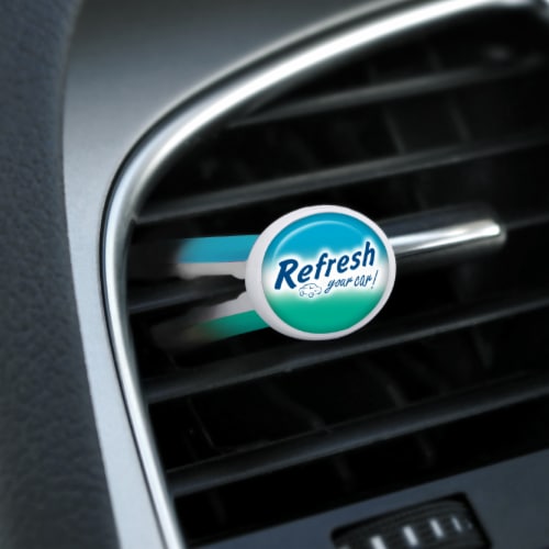 Refresh Your Car!® Hawaiian Sunrise Odor Eliminating Auto Vent Sticks Perspective: left