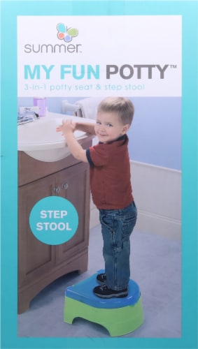 Summer™My Fun Potty™Potty Seat & Step Stool Perspective: left