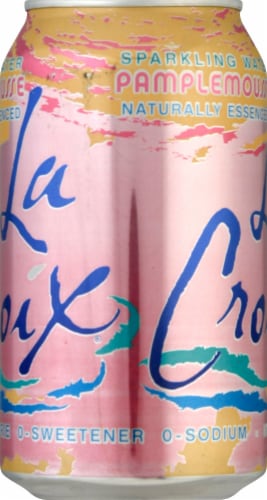 LaCroix® Grapefruit Flavored Sparkling Water Can Perspective: left