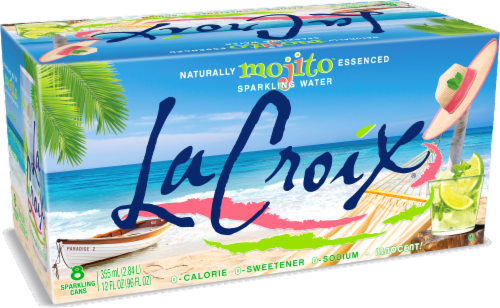 LaCroix® Mojito™ Flavored Sparkling Water Cans Perspective: left