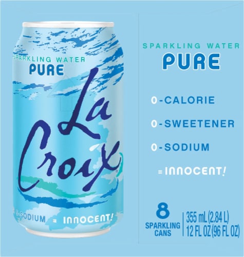 LaCroix® Pure Sparkling Water Cans Perspective: left