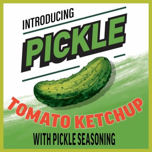 Heinz Pickle Flavored Ketchup Perspective: left
