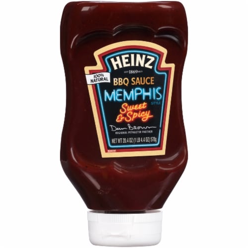 Heinz Memphis Style Sweet & Spicy BBQ Sauce Perspective: left