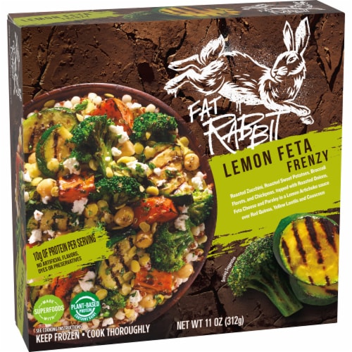 Fat Rabbit Lemon Feta Frenzy Frozen Meal Perspective: left