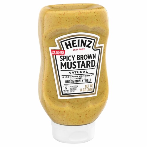 Heinz Spicy Brown Mustard Perspective: left