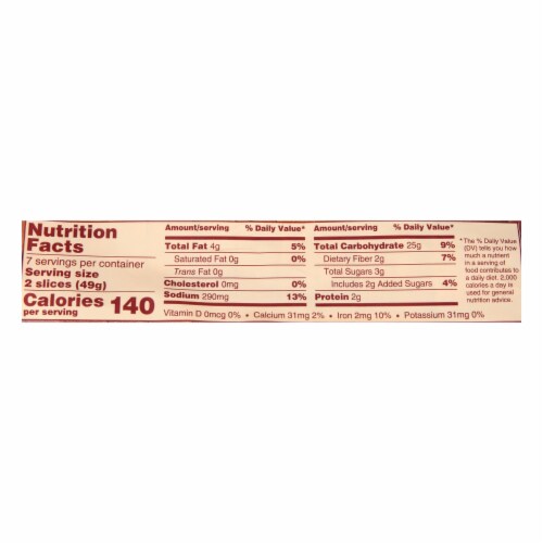 La Brea Bakery Sliced Gluten Free Multigrain Artisan Sandwich Bread Perspective: left