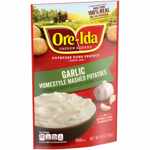 Ore ida garlic homestyle mashed potatoes side dish 4 oz kroger