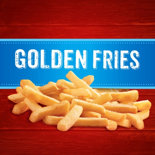 Ore-Ida Golden Crinkles, Crinkle Cut Fries, French Fries Fried Frozen  Potatoes, Value Size, 5 lb Bag