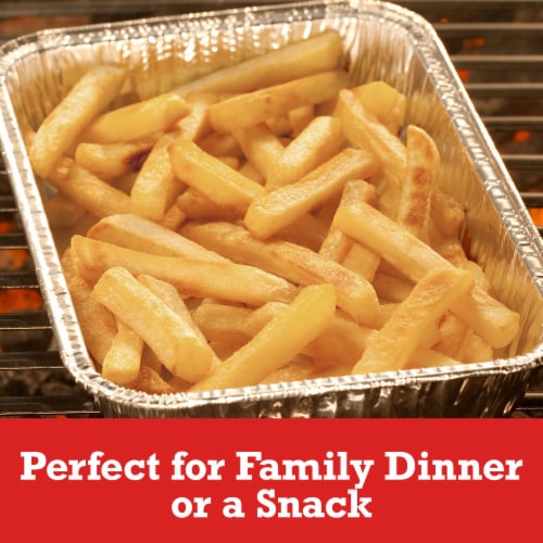 Ore-Ida Crispy Straight-Cut Fries French Fried Potatoes Perspective: left