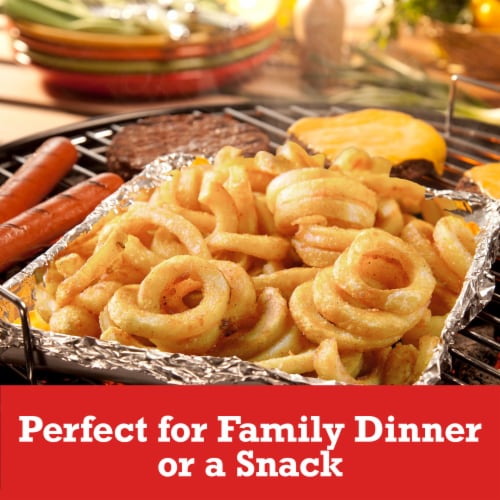 Ore-Ida® Crispy Twirls French Fried Potatoes Bag Perspective: left
