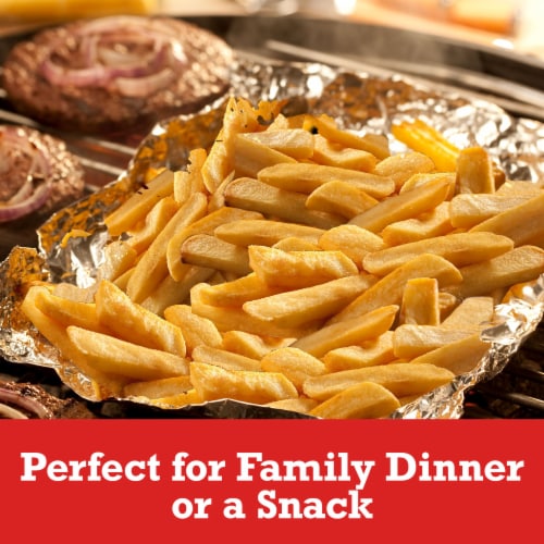 Ore-Ida Classic Thick Cut Steak French Fries French Fried Potatoes Perspective: left