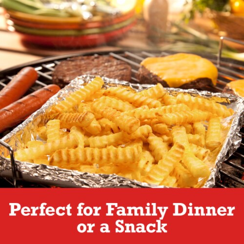 Ore-Ida Golden Crispers! Crispy French Fry Fried Frozen Potatoes Perspective: left