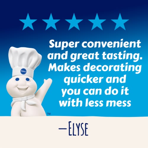 Pillsbury Chocolate Fudge Flavored Frosting Filled Pastry Bag Perspective: left