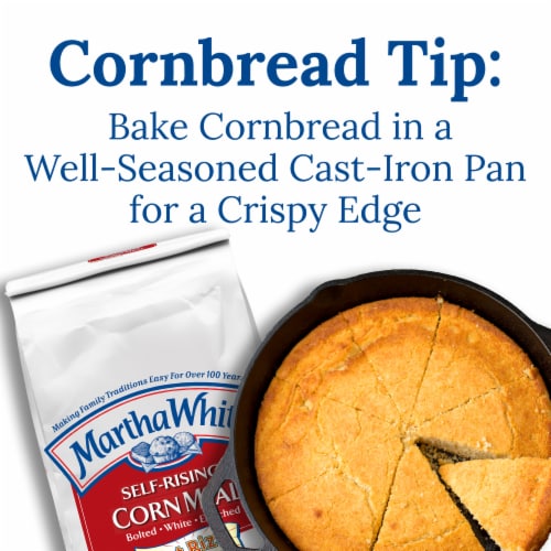 Martha White Self Rising Corn Meal Mix with Hot Rize Perspective: left