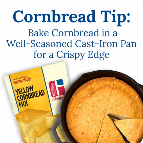 Martha White Gladiola Yellow Cornbread Mix, 6 Oz Pouch Perspective: left