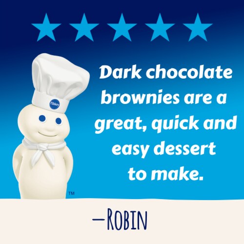 Pillsbury Dark Chocolate Brownie Mix Family Size Perspective: left
