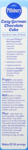 Pillsbury Moist Supreme® Premium German Chocolate Cake Mix Perspective: left