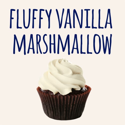 Pillsbury Fluffy Frost Vanilla Marshmallow Flavored Frosting Perspective: left