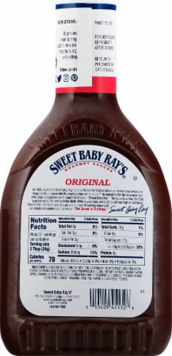 Sweet Baby Ray's Original Barbecue Sauce Perspective: left