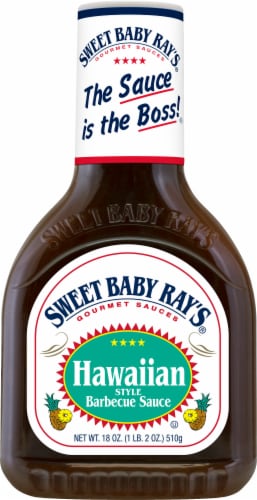 Sweet Baby Ray's Hawaiian Style Barbecue Sauce Perspective: left