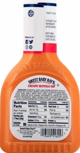 Sweet Baby Ray's® Creamy Buffalo Dipping Sauce Perspective: left