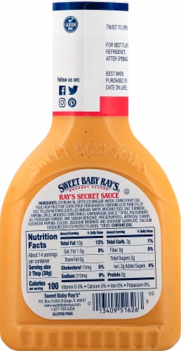 Sweet Baby Ray's Secret Dipping Sauce Perspective: left