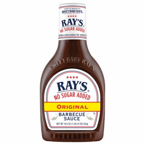 Ray's No Sugar Added® Original BBQ Sauce Perspective: left