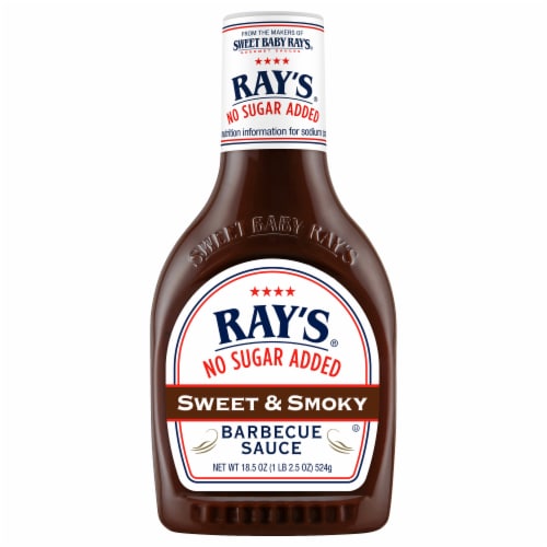 Ray's No Sugar Added® Sweet & Smoky BBQ Sauce Perspective: left