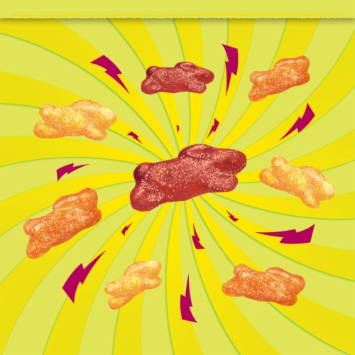 Annie's™ Organic Gluten Free Sour Bunny Fruit™ Flavored Snacks Perspective: left