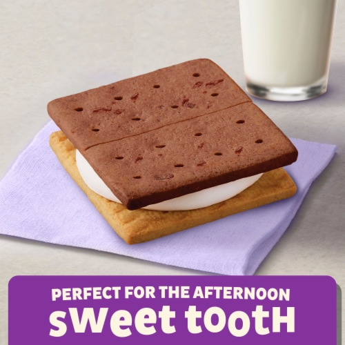 Annie's Organic S'more Graham Sandwich Cookies Perspective: left