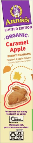 Annie's Organic Caramel Apple Bunny Grahams Perspective: left