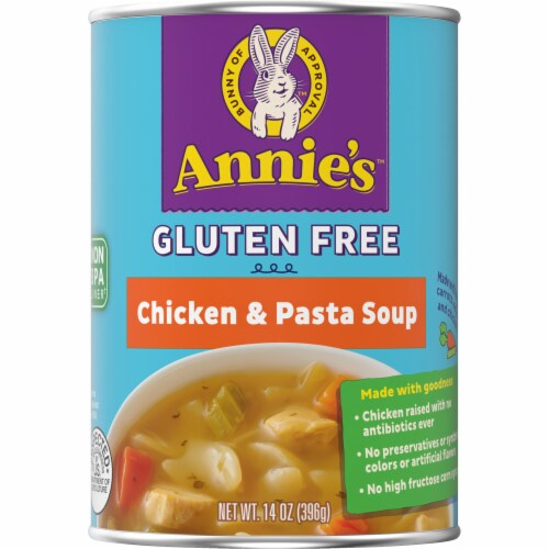 Annie’s™ Gluten Free Chicken & Pasta Canned Soup Perspective: left