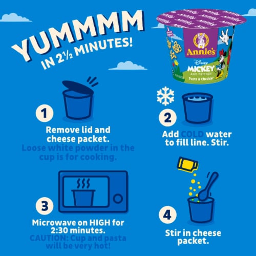 Annie's™ Microwaveable Disney Mickey & Friends Mac N Cheese Cups Perspective: left