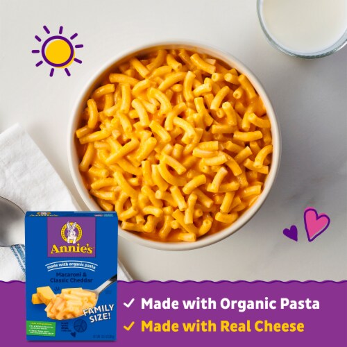 Annie's™ Family Size Classic Mild Cheddar Mac N Cheese Dinner Perspective: left
