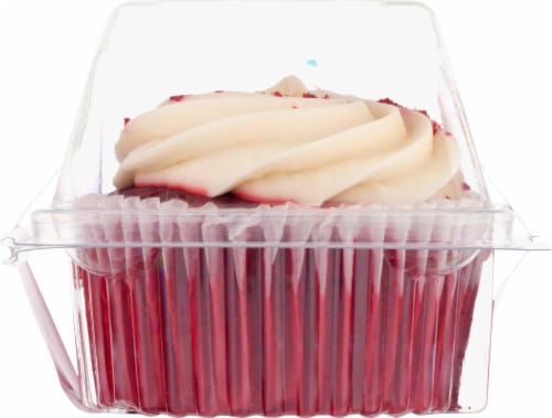 Just Desserts Red Velvet Cupcake Perspective: left