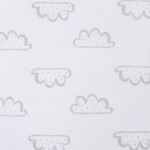 Gerber® Size 0-6M 2-Pack Baby Animals Gowns in White Cloud Perspective: left