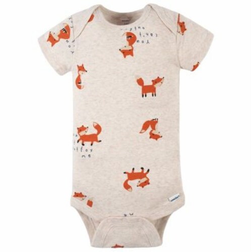 Gerber 4 Pack Short Sleeve Bodysuit Onesies Perspective: left