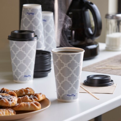Hefty® To-Go Hot Cups & Lids Perspective: left
