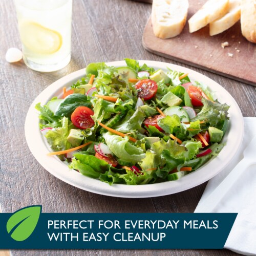 Hefty® EcoSave™ Compostable Plates Perspective: left