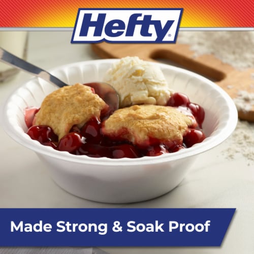  Hefty Everyday Soak-Proof Foam Bowls, 12 Ounce, 50