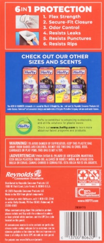 Hefty® Ultra Strong™ Drawstring Tall Kitchen Fabuloso® Watermelon Trash Bags Perspective: left