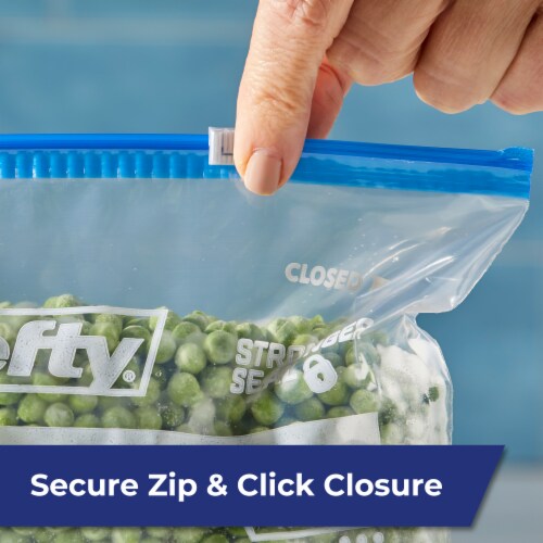 Hefty® Freezer Gallon Slider Bags Perspective: left