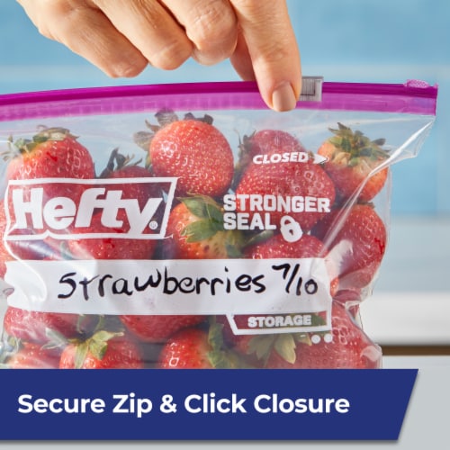 Hefty® Storage Gallon Slider Bags Perspective: left