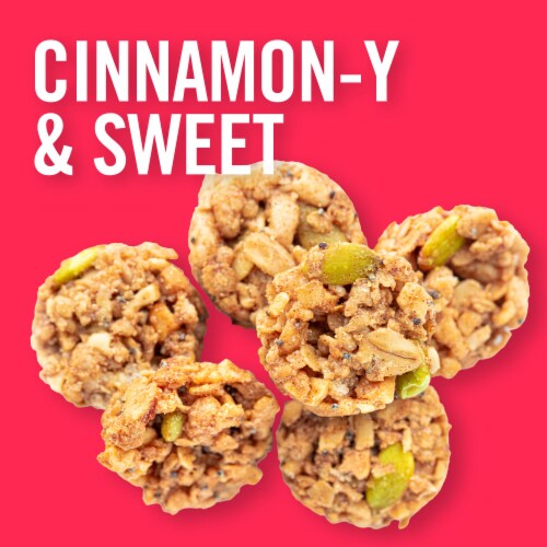 Dave's Killer Bread® Super Cinna Roll™ Crunchy Snack Bites Organic Snacks Perspective: left