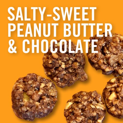 Dave's Killer Bread® Peanut Butter Choco Bliss Crunchy Organic Snack Bites Perspective: left