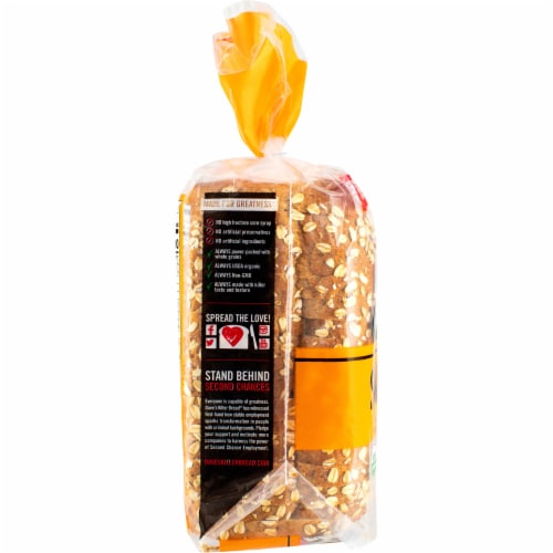 Dave's Killer Bread® Organic Honey Oats & Flax Bread Perspective: left