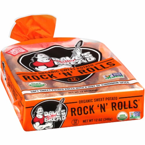 Dave's Killer Bread® Organic Sweet Potato Rock 'n' Rolls® Perspective: left